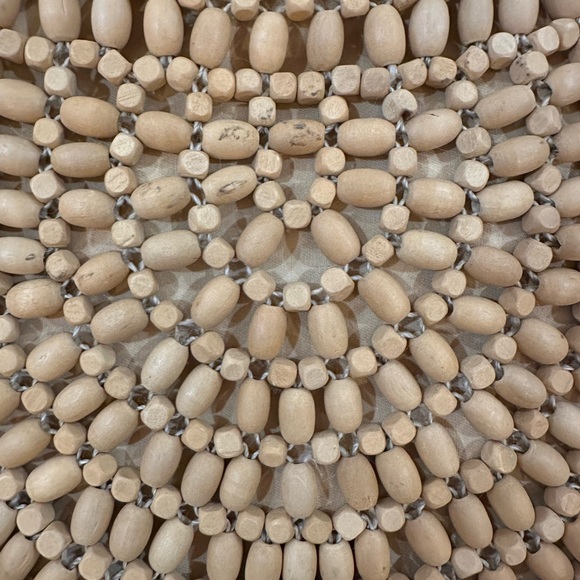 Club Monaco wood Beaded Shoulder Bag - Picture 4 of 4